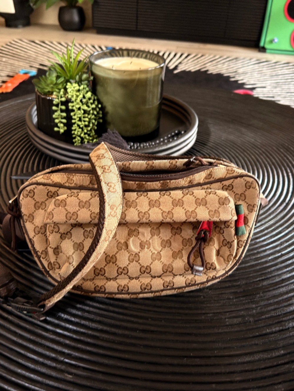 Gucci Canvas Large Sling Bag
